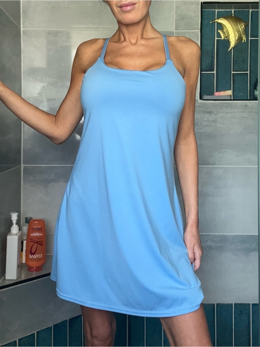 Baby Blue Tennis Dress